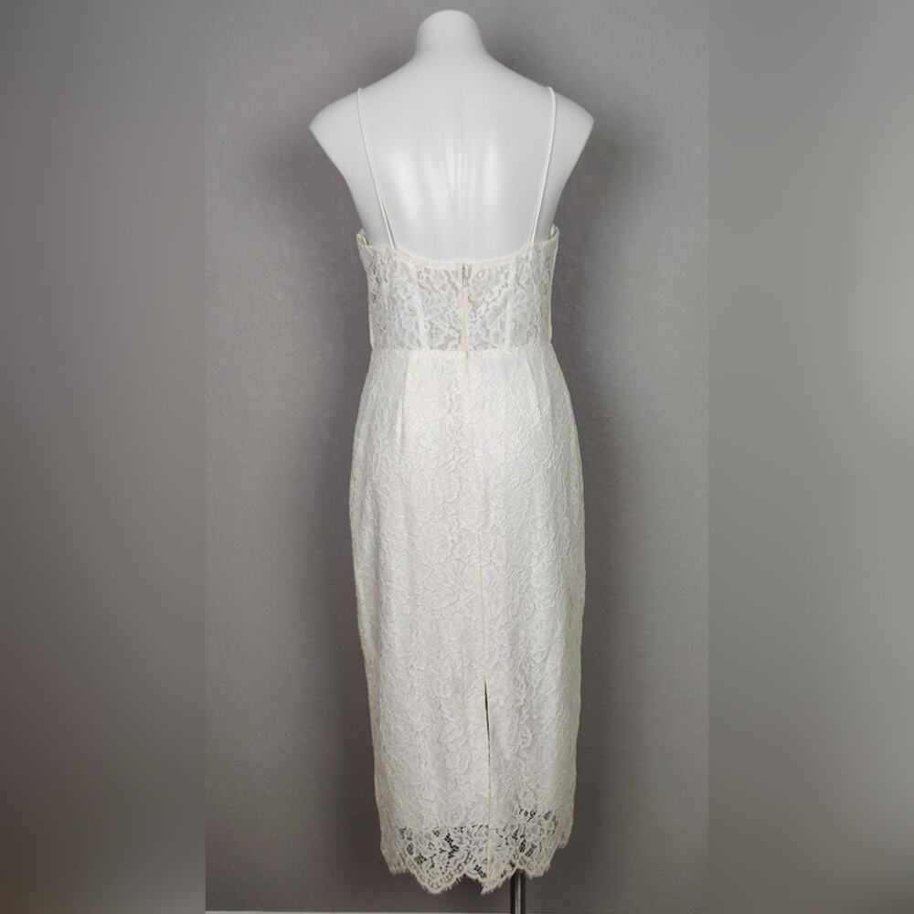 NEW Jenny Yoo Harley Dress Ivory Lace Boned Bodice Bridal Gown Size 8 - Picture 5 of 16